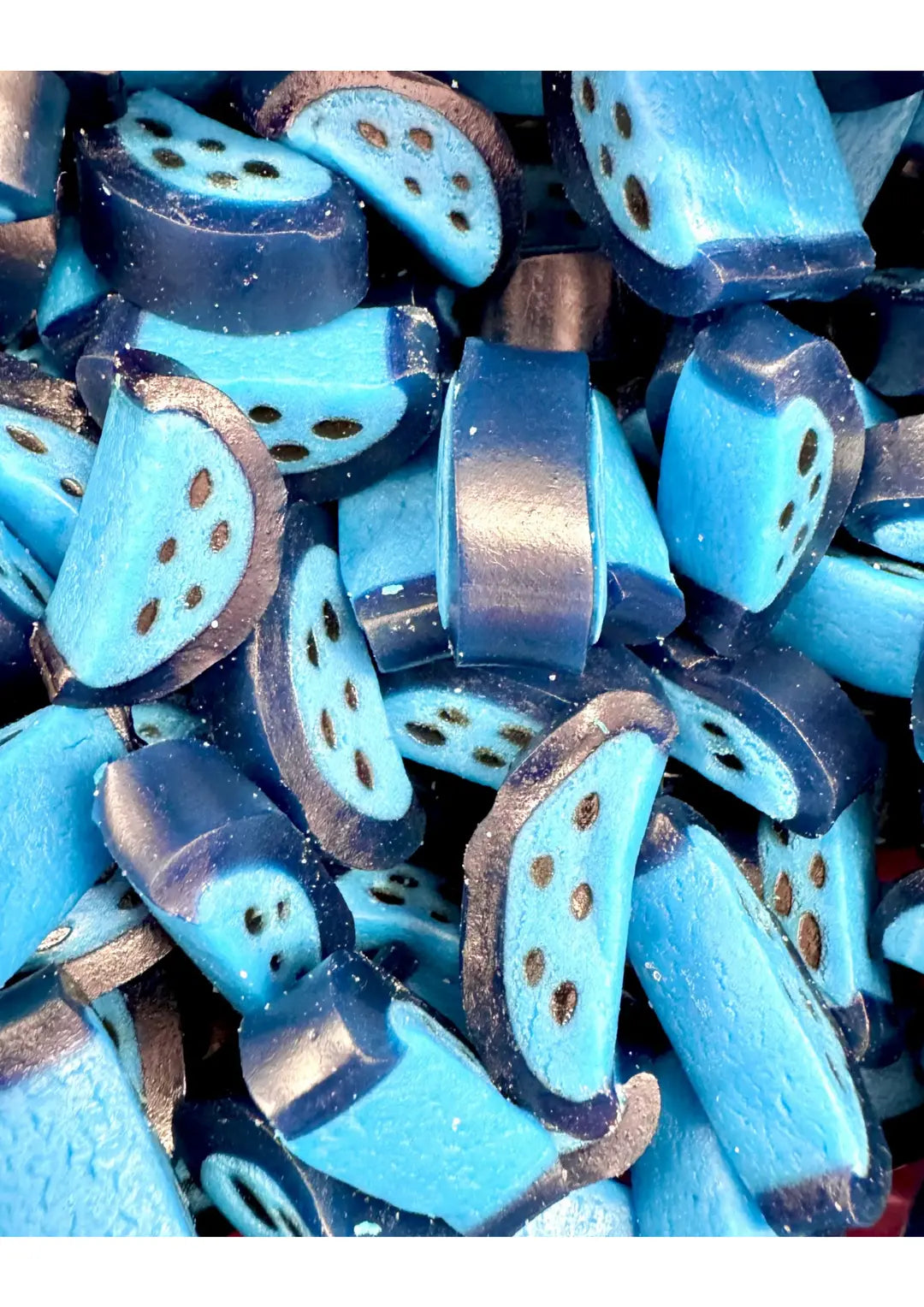 Tranches de Réglisse à la Framboise Bleue 100g