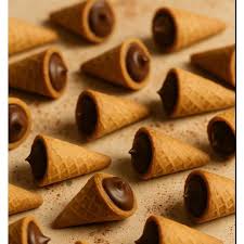 Cônes chocolat au lait