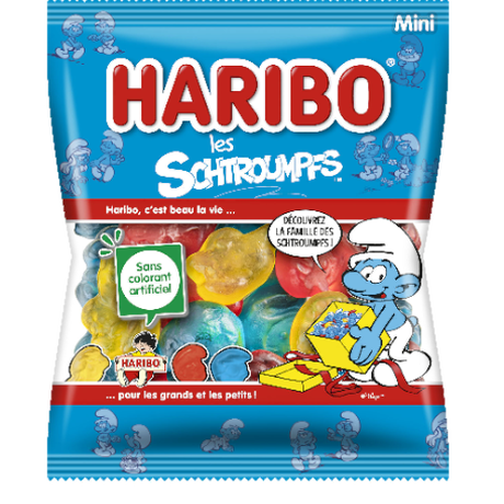 Sachet Haribo 40 Gr Schtroumpf