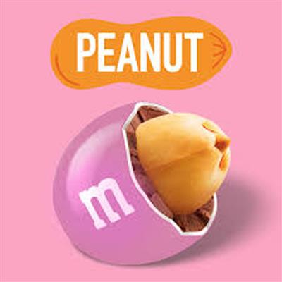 M&M's Peanuts Pink 100g
