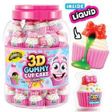3D JUICY GUMMY CUPCAKES