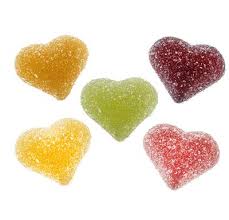 Pâtes de Fruits Coeurs - 100g