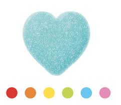 Coeurs de fruits Sucrés 100g