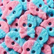 Bubs Crânes Bubble Gum 100g