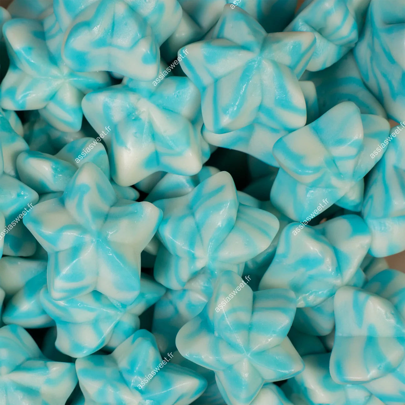 Étoile Twist Bleue Lisse Halal 100g