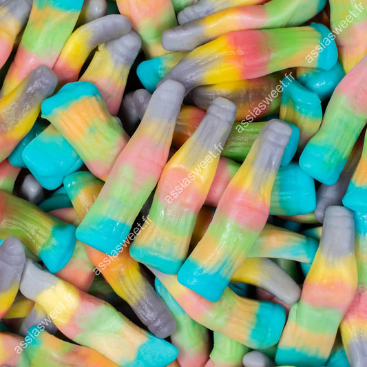 Bouteille Multicolore  Lisse- 100g