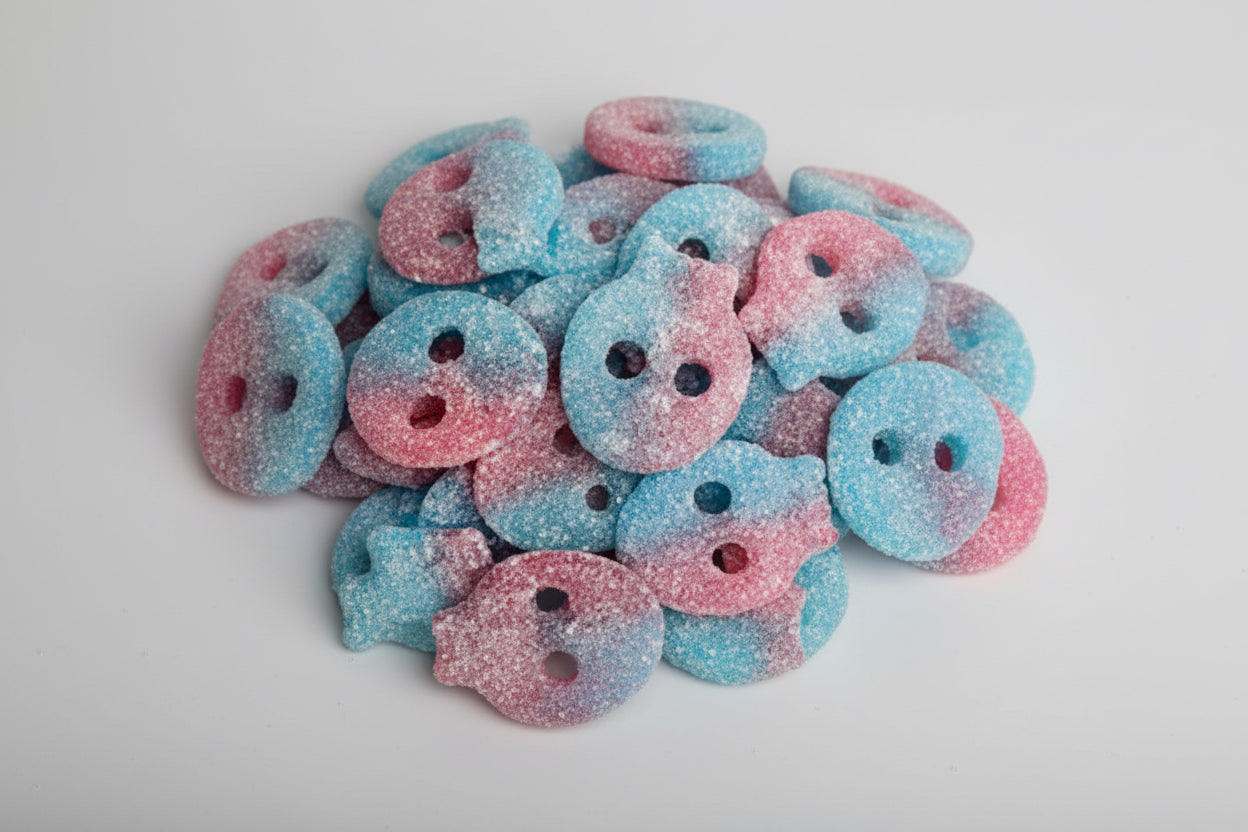 Crâne Acide Bubble gum Lollywood 100g