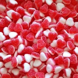Petits Coeurs fraise-crème SUCRÉS - 100g
