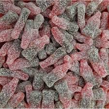Bouteille Cherry cola Lutti (mou) 100g