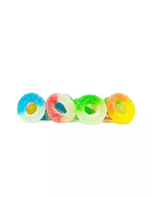 Anneaux Multifruits Acides-  100g